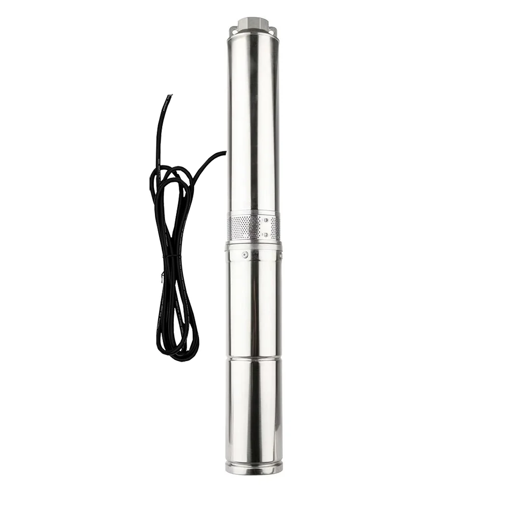 

3HP Hybrid DC AC Solar Power High Pressure Well Pump Max Head 120M Agricultural Drip Irrigation Sprinkler Water Pumps