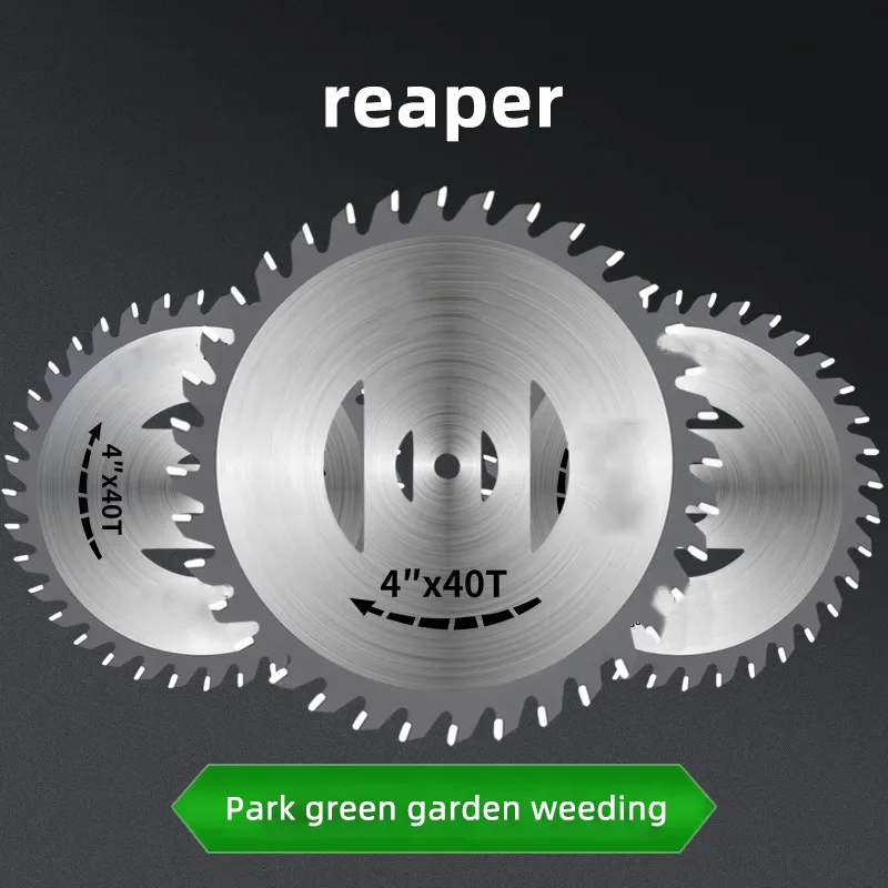 

Grass Trimmer Heads Blade Wheel Lawn Mower Replacement Metal Circular Saw Blade For Garden Lithium Mower Accessories Power Tool