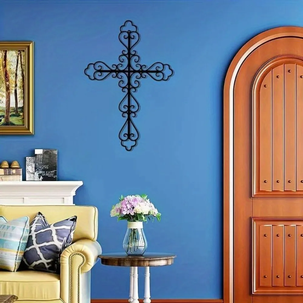 

Металлический настенный крест: декоративный символ для дома, настенный декор в виде креста, символ веры