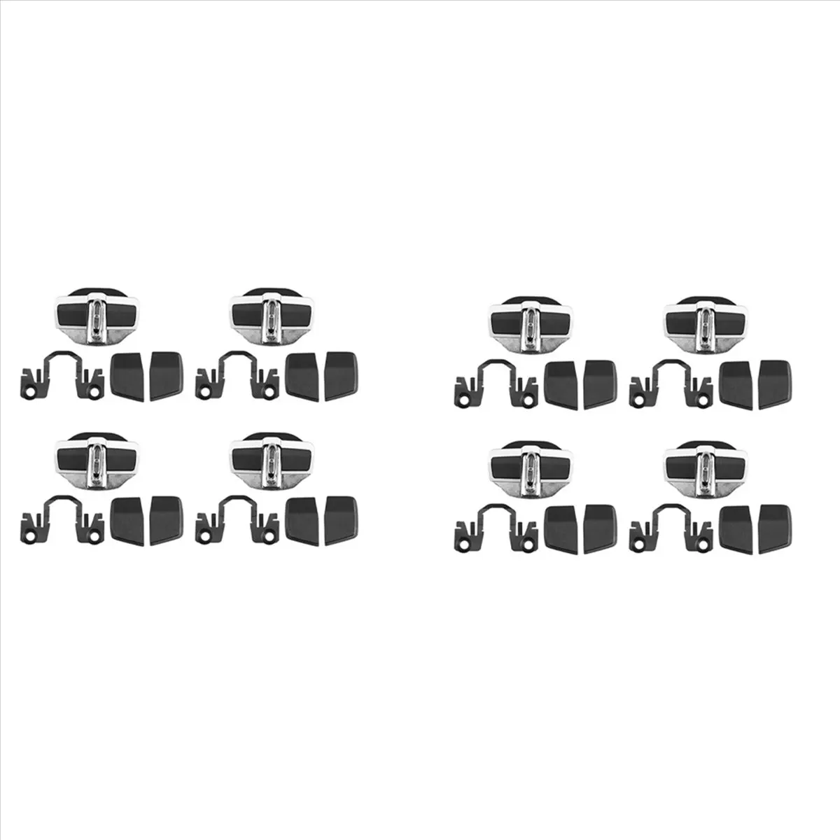 8 Sets TRD Door Stabilizer Door Lock Protector Latches Stopper Covers For Honda Accord Civic CRV HRV Odyssey-A08Q