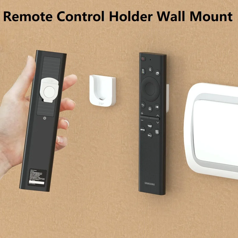 Strong Magnetic Remote Control Holder Wall Mount TV Remote Wall Mount Holder Hook Fan Remote Holder Magnetic Hooks(1 Pairs)