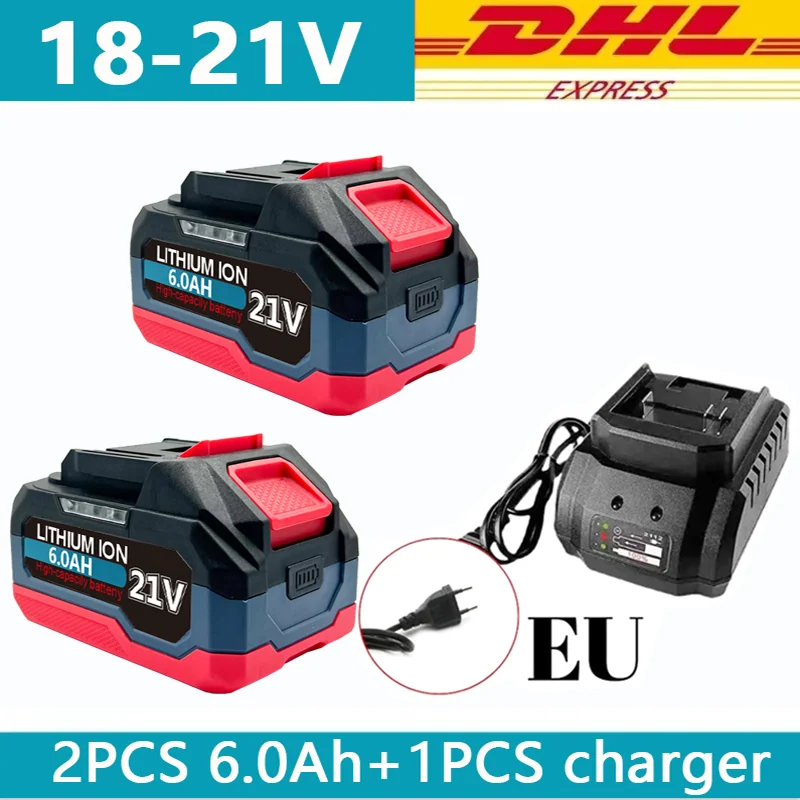 21V 6.0Ah 12.0Ah Voor Makita 18V Batterij Power Tools Li-Ion Vervanging LXT BL1850 BL1860 DDF487 voor 18V Schroevendraaier met BMS