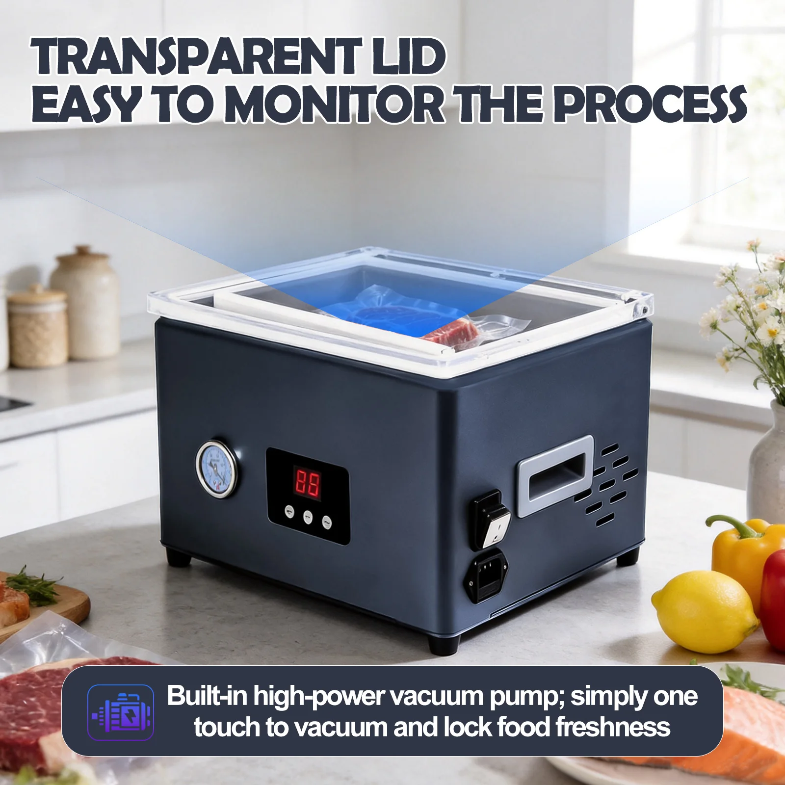 ZHONGMIN 食品真空シーラー機 電動自動真空包装機 キ - Food Vacuum Sealer Machine のレビューと価格