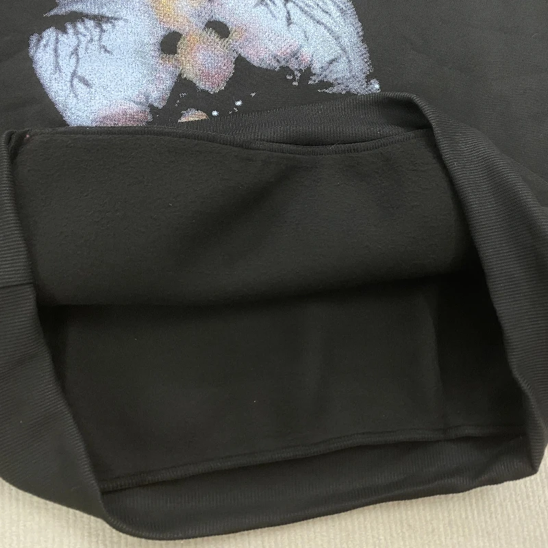 هالوين الإثارة مضحك الوجه طباعة طويلة الأكمام هوديس الخريف الشتاء المرأة الأمريكية شارع العليا فضفاض المعتاد بلوزة كاجوال