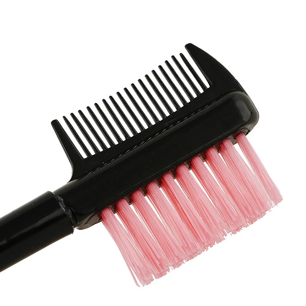 Peine de cejas plegable, cepillo de doble cabeza, peine de pestañas, herramienta de cuidado de cejas portátil de moda para mujeres y niñas, 3 uds.