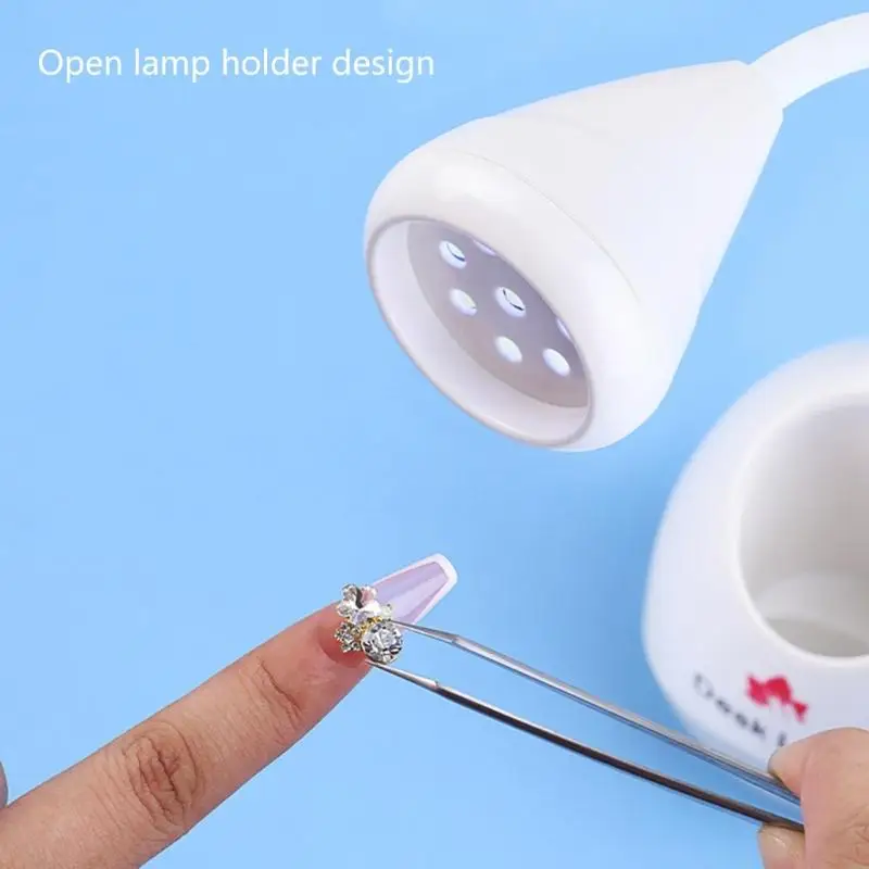 652C UV LED Nail Lamp-Glue Polish Nail Curing Lamp,36W Gel Nail Light,USB Nail Lamp Mini Hands Free Nail Dryer for w/ 60s Tim