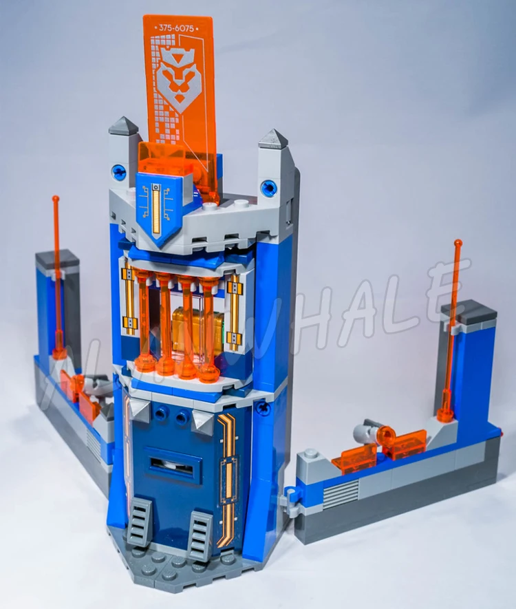 300pcs Nexoes Knights Merlok's Library 2.0 Prison with Movable Bars 10486 Building Blocks toy Bricks Compatible with Model