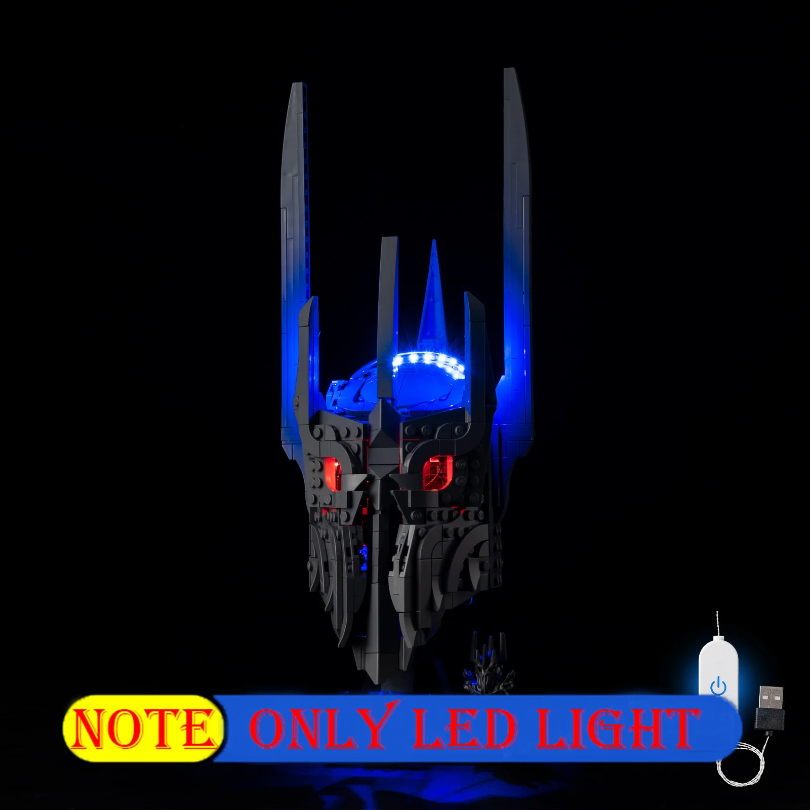 

Набор светодиодной подсветки для шлема Саурона LEGO 10373 (только комплект светодиодов, без строительных блоков)