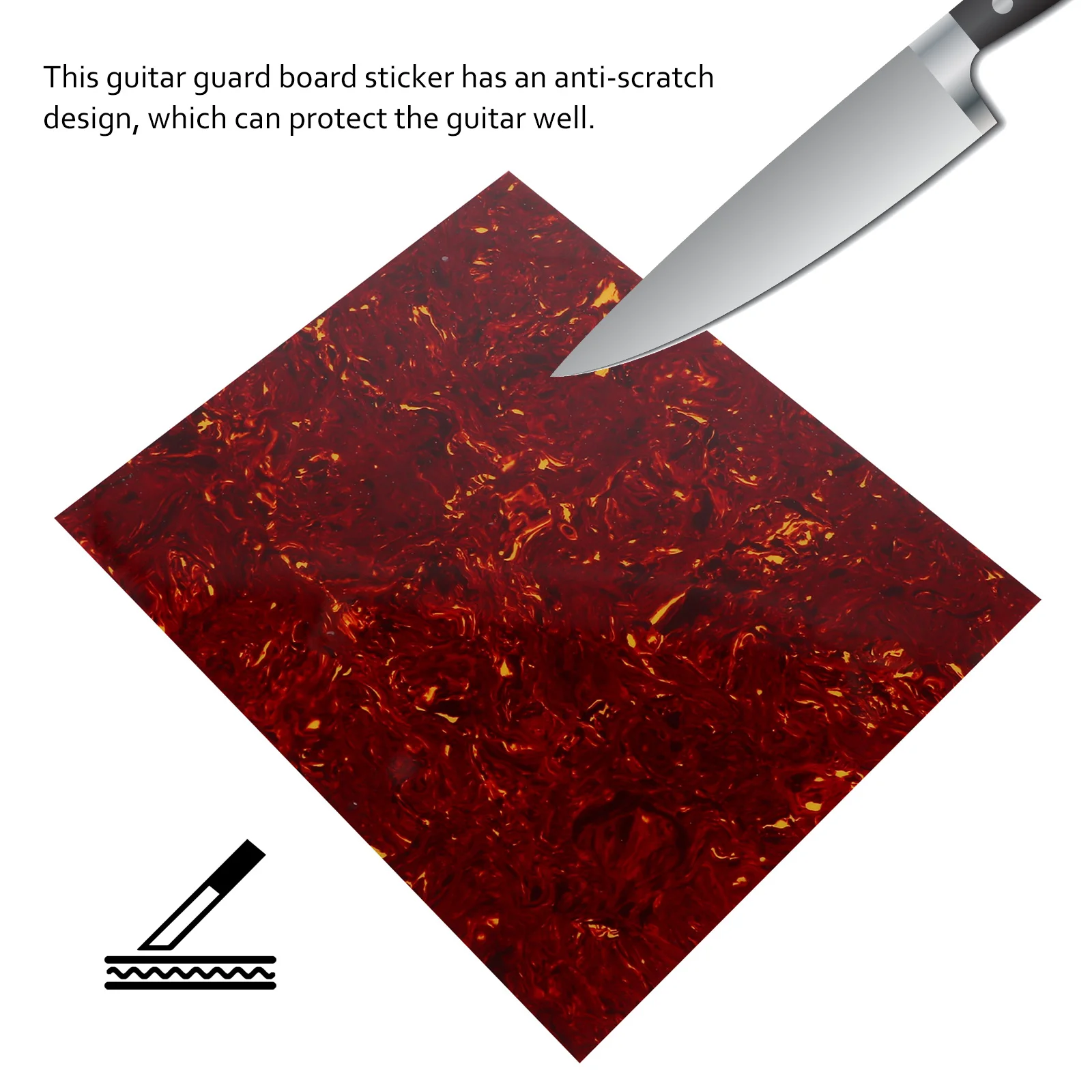 

Guitar Guard Sticker Premium Creative Anti Scratch Protection For Guitar Pickguard Durable Board Protection Sticker