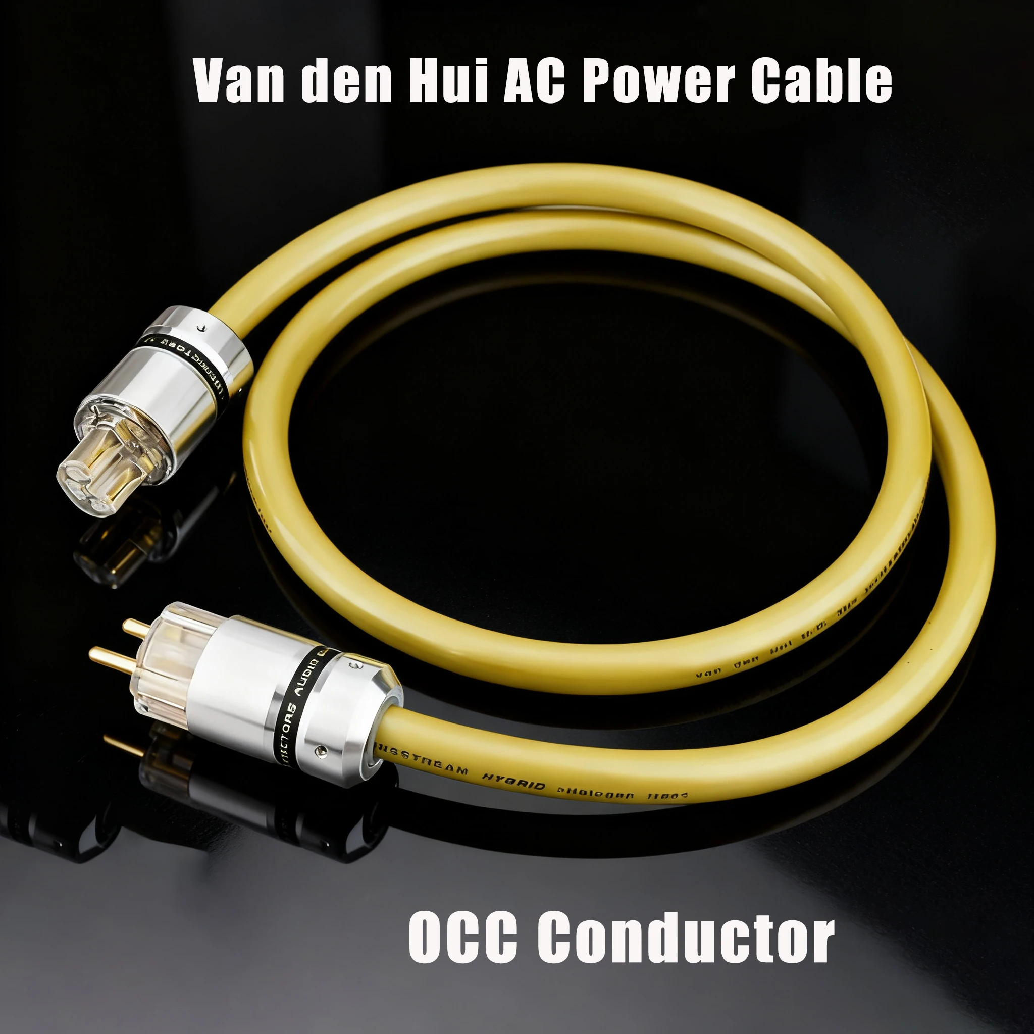 Cable de alimentación VDH MC, Cable de alimentación híbrido halógeno OFC Schuko, cable de enchufe Schuko de aluminio