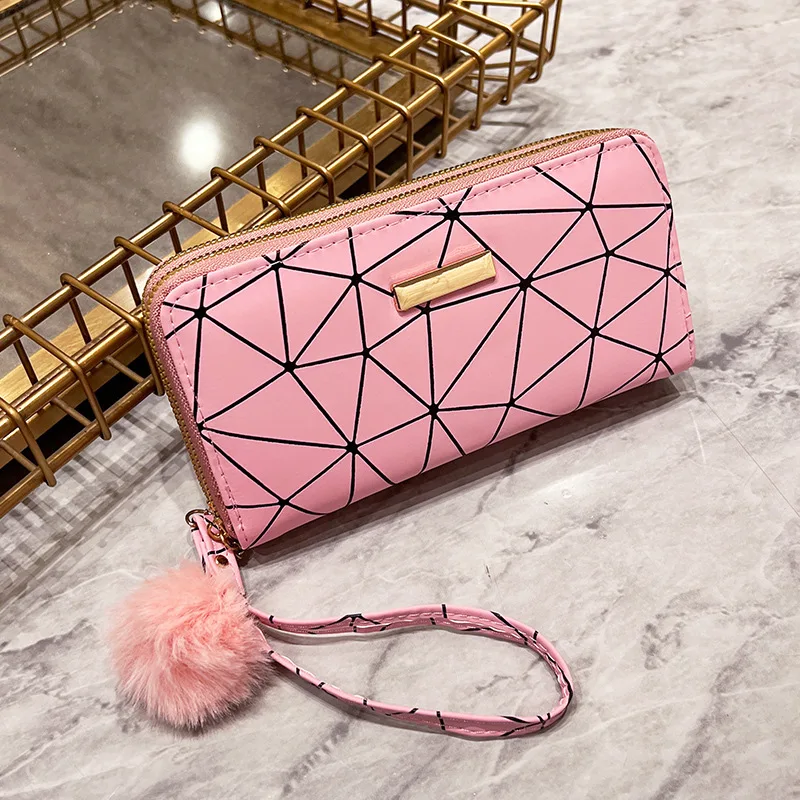 

PU Leather Box Bag Clutch Bag Female New Elegant durable Multi Card Organizer rectangle Argyle Ladies High Quality Phone Bag