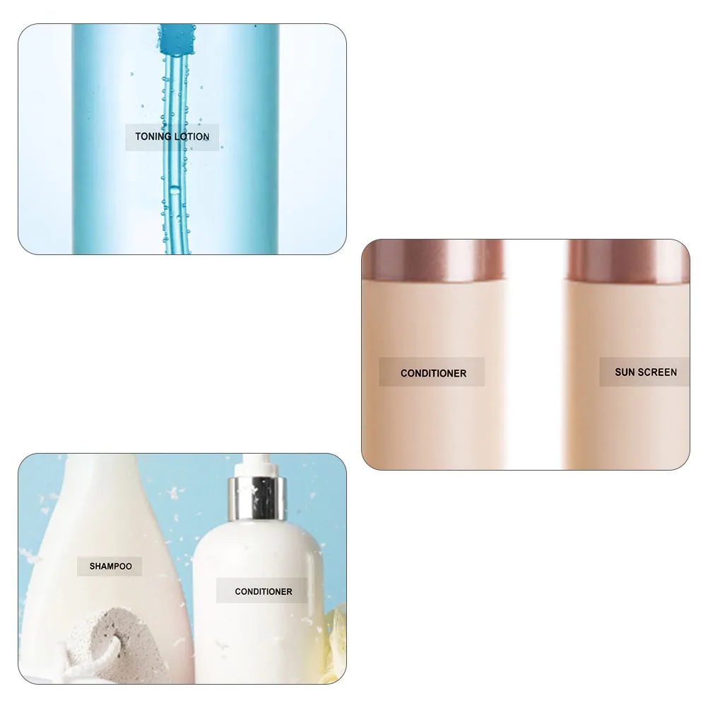 

20 Sheets Skin Care Product Label Bathroom Bottle Labels Bottles Sticker Travel