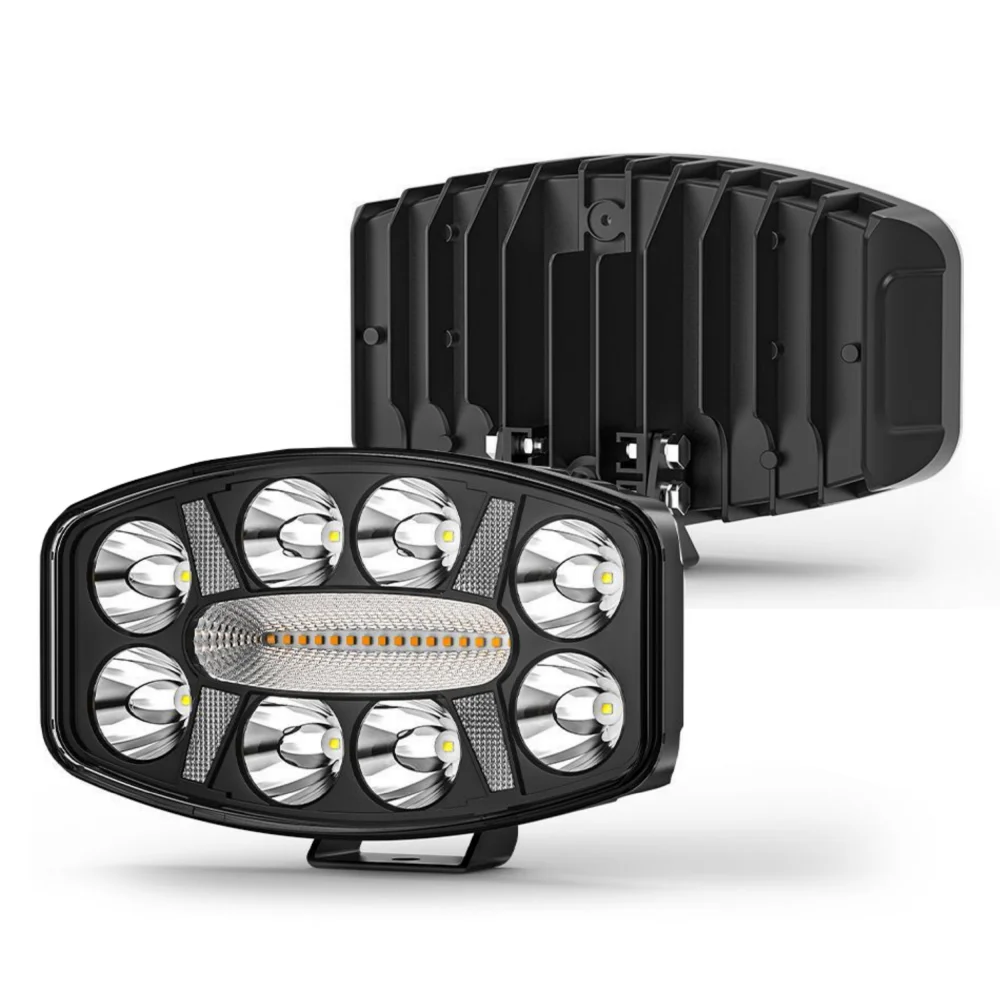 

10" Car LED Work Light Spotlight 12V 24V 45W Auxiliary Headight For Tractor Truck Offroad SUV DRL 4x4 Driving LED Light Retrofit