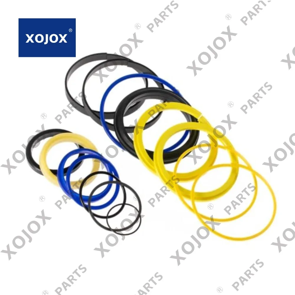 

XOJOX Hydraulic Cylinder Seal Kit 991/00058 991-00058 99100058 Compatible with JCB 3CX 4CN 4C 525B-4HL 60mm Rod X 110mm B