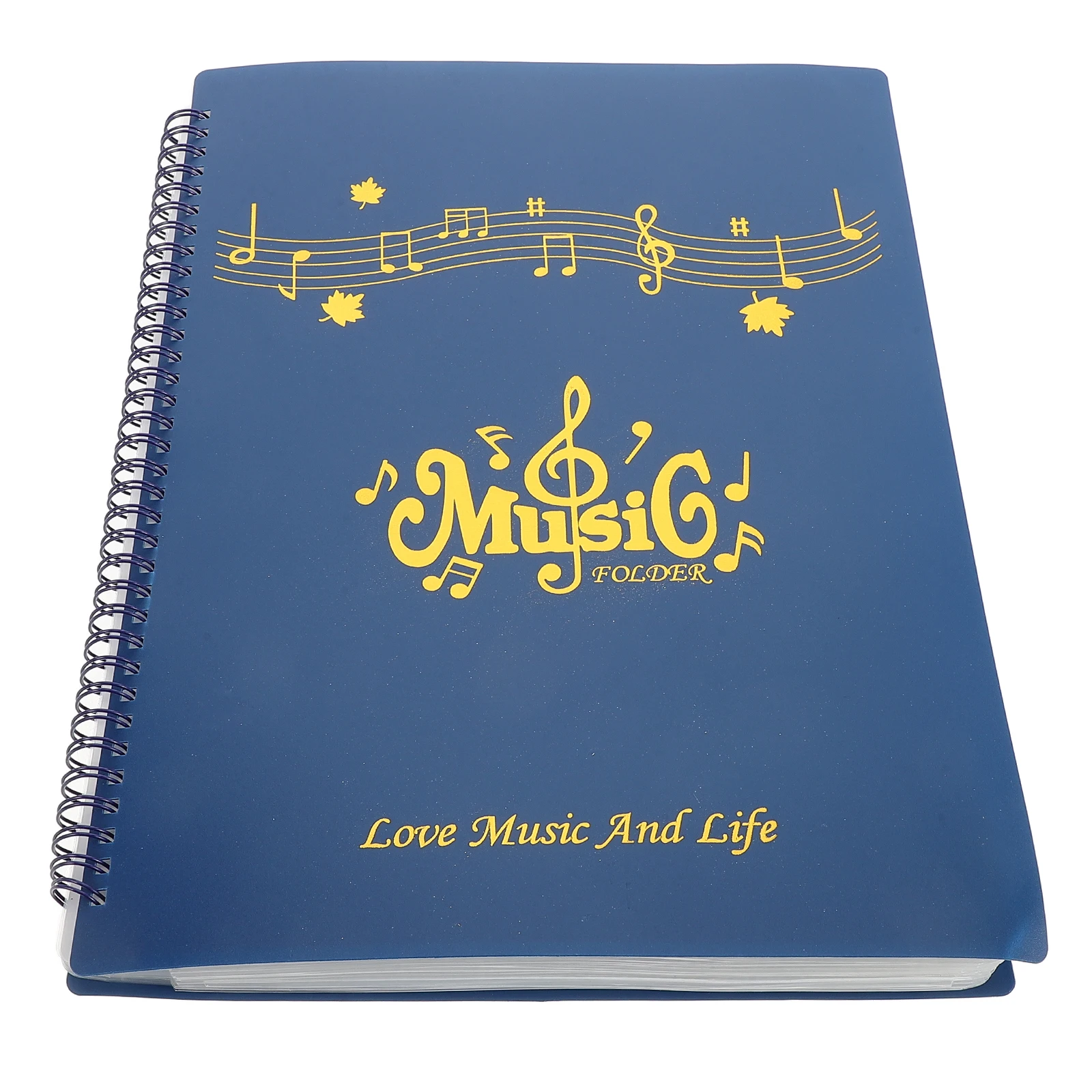 

s Document Black Binders 30 Pages Non Glare Flip Book Piano Keyboard Sheet Music Storage File Accessories
