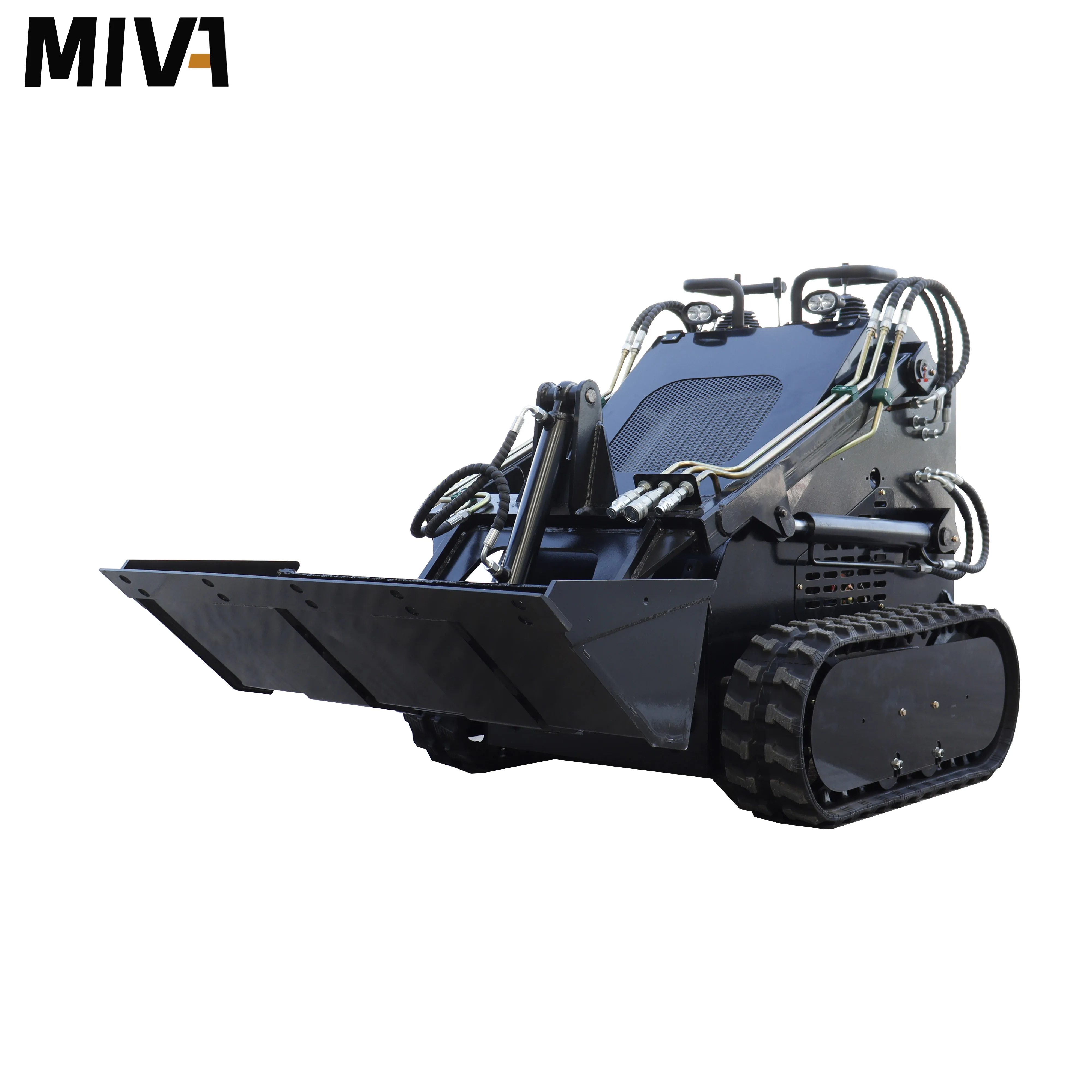 Cheapest EPA Skid Steer loader Stand Behind Diesel Engine Lightweight Small Crawler/Wheeled Front Loaders Bucket Customized