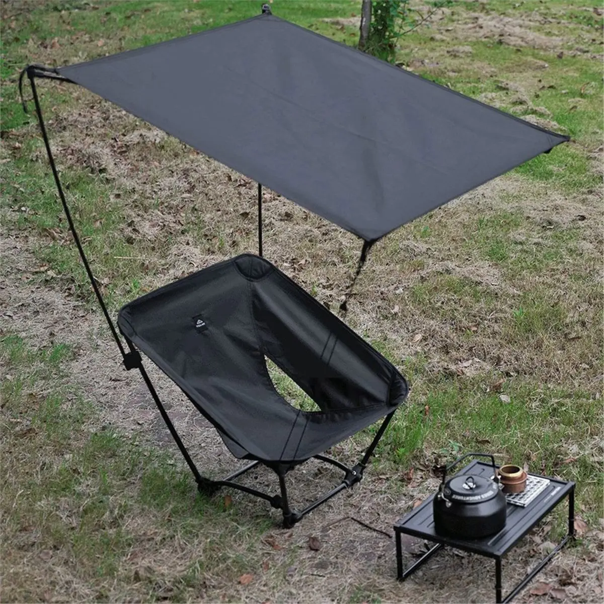 PHONE&GEAR Attachable Chair Canopy Portable Sunshade for Beach Camping Fishing Picnic for Multiple Chair