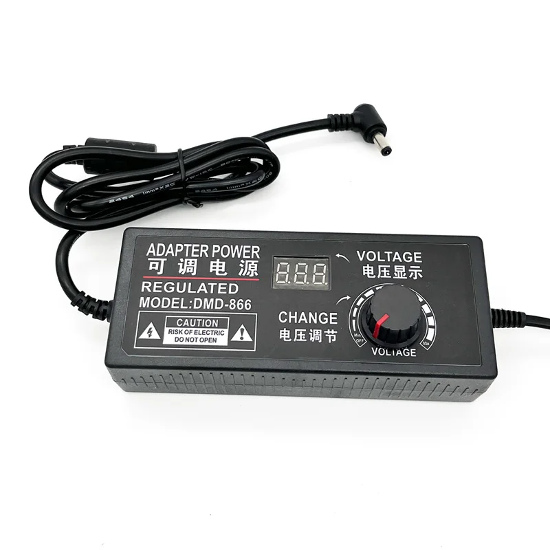 Universal DC adjustable power chargerAC100-240V to 3V3.3V4.5V5V6V7.5V9V10V12V13V15V17V19V20V21V22V23V24V1A2A3A3.5A4A5A~10A