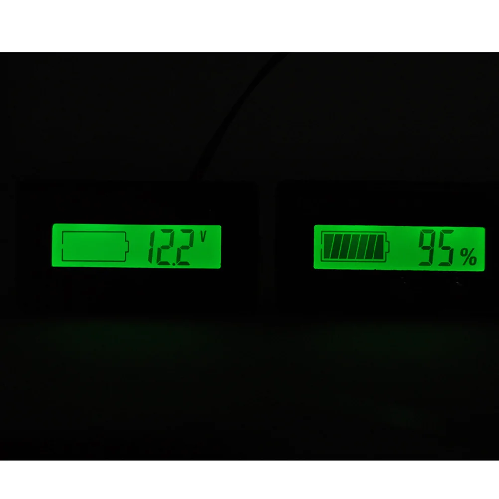 

Capacity Tester Digital 12V 24V 36V 48V Lithium Fe Monitor Voltage Meter Waterproof Voltage Meter