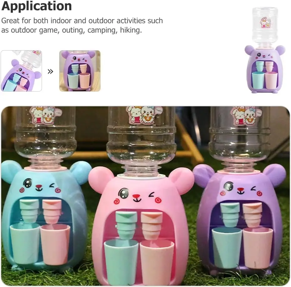 Mini Kinderen Water Dispenser Speelgoed Leuke Cartoon Water Sap Melk Drinkfontein Fantasiespel Keuken Speelgoed voor Jongens Meisjes Gift