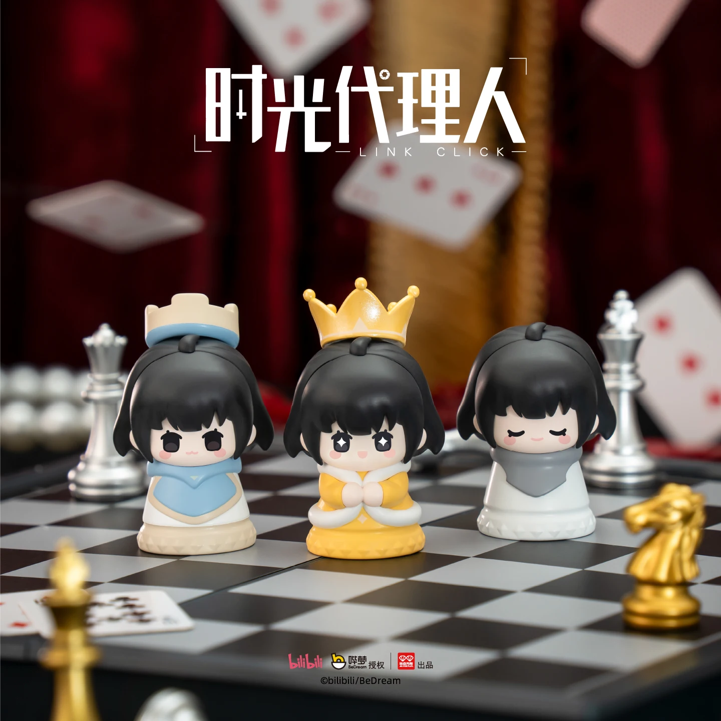 Hot Kawaii Model Gift Original Action Anime Figure Time Agent Chess Series Refers To The Puppet Trendy Play Handheld Ornament view 5