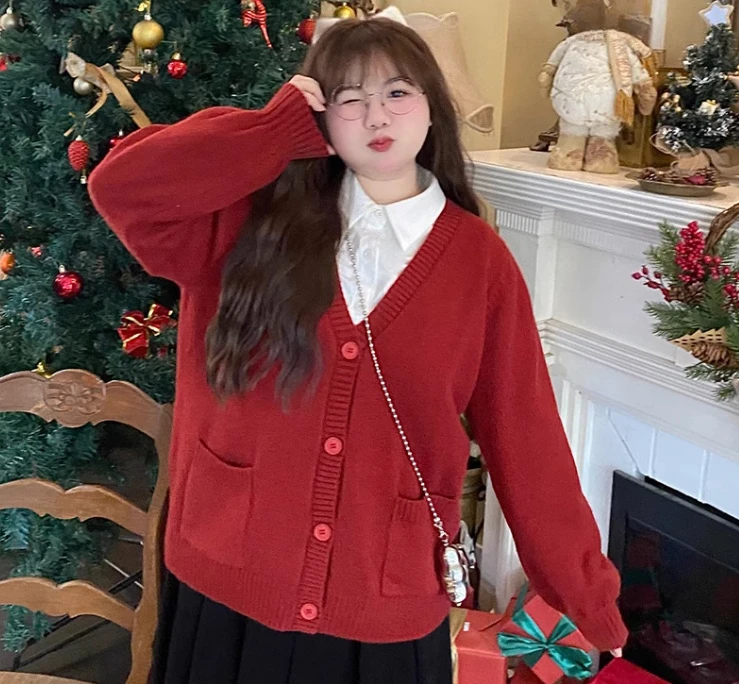 Large Size Women 2025 Spring Sweet Peter Pan Collar Long Sleeve Shirt Fashion Loose Versatile Age Reduction Jk Top Lolita