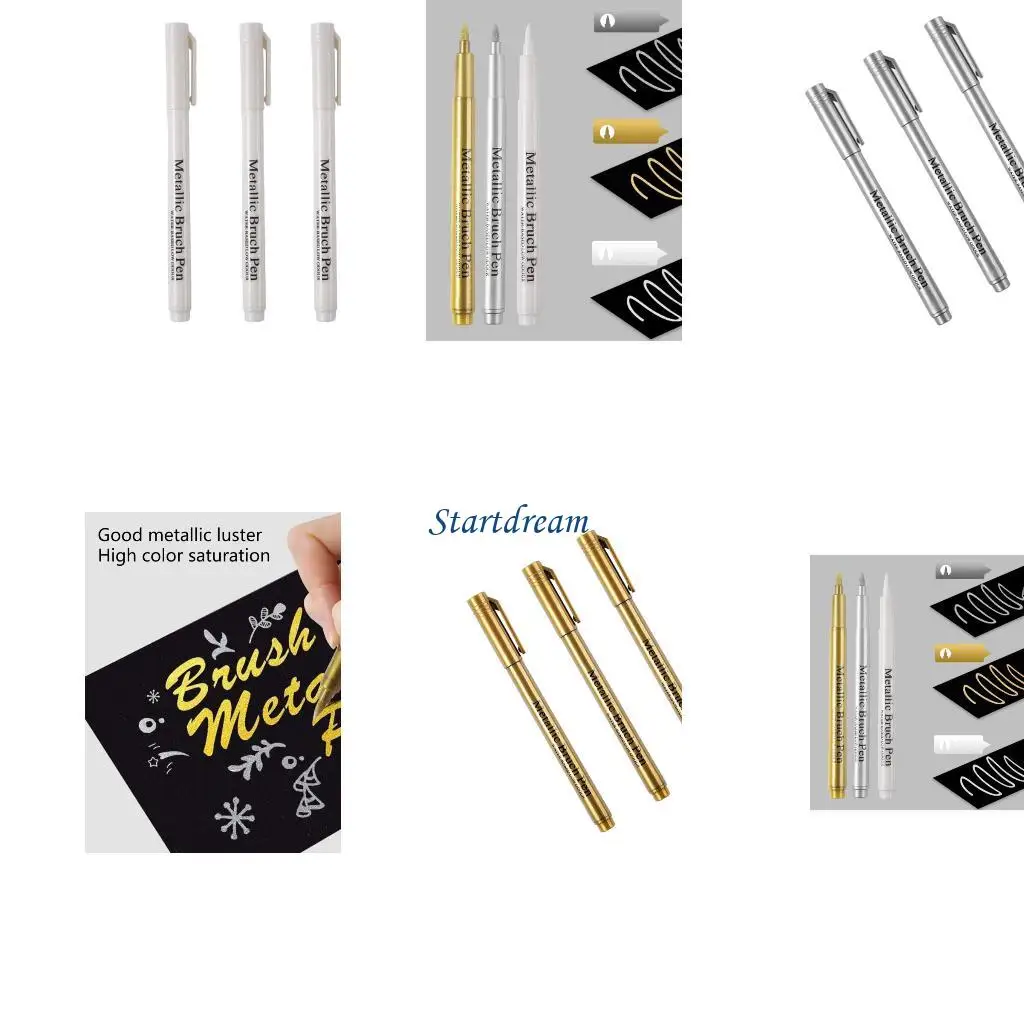 

3pcs Metallic Marker
