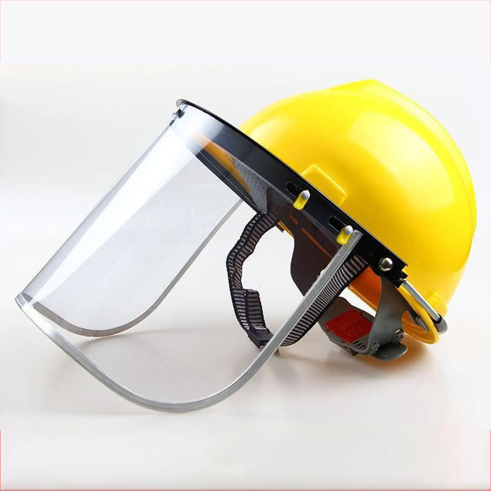 Visière en PVC durable, protection qualifiée ale et rapide, accessoires pour casques durs à bord complet, visière pour couper le jardin ou l'exploitation forestière