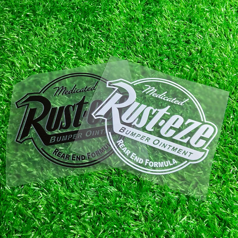 Rust Eze Medicated Scooter Stickers Waterproof Sunscreen DIY Motorcycle Fuel Tank Vinyl Decal Truck Car Window Bumper Decoration image 4