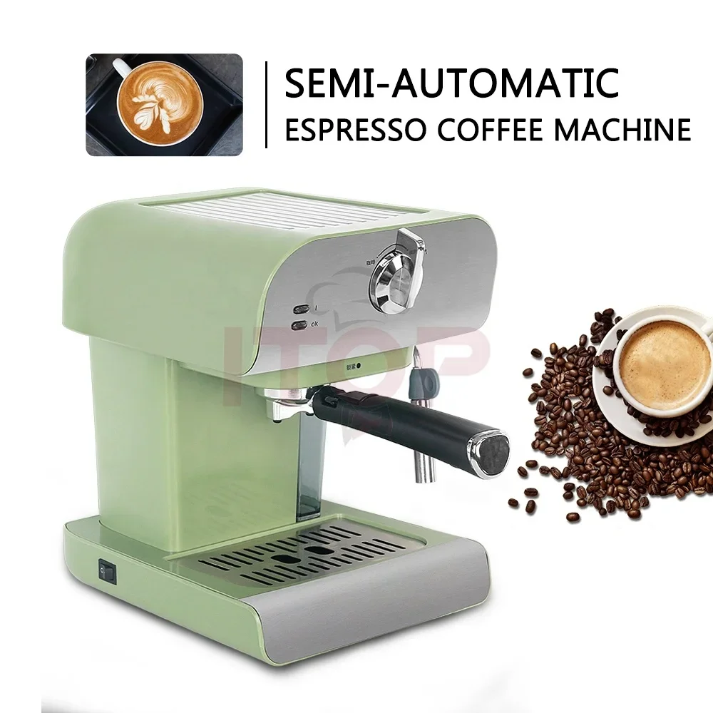 Macchina per caffè espresso per uso domestico Macchina per cappuccino da 20 bar Pompa ad alta pressione Macchina per fare il caffè da ufficio