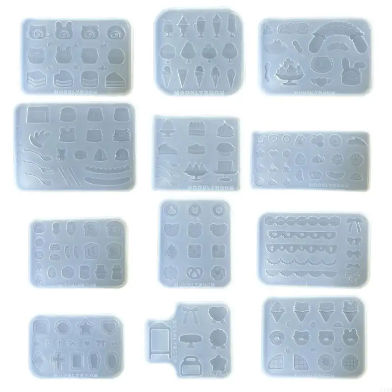 C71D Convenient Alternative Shaped Ornament Moulds Reusable Mold for Handmade Crafts