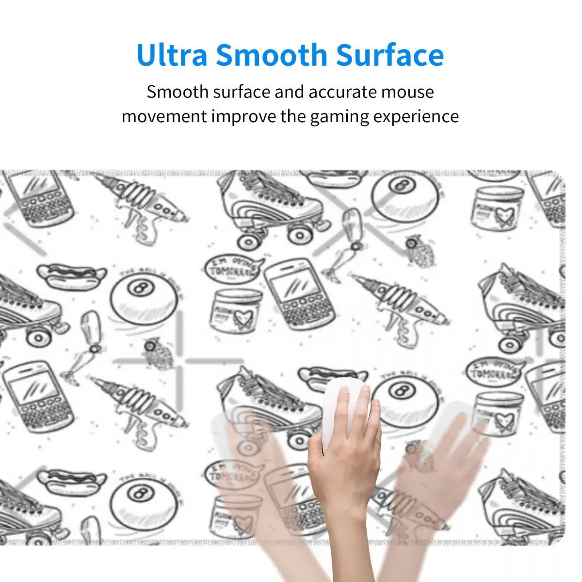 Starstruck Tattoo Flash Sheet Rubber Keyboard Pads