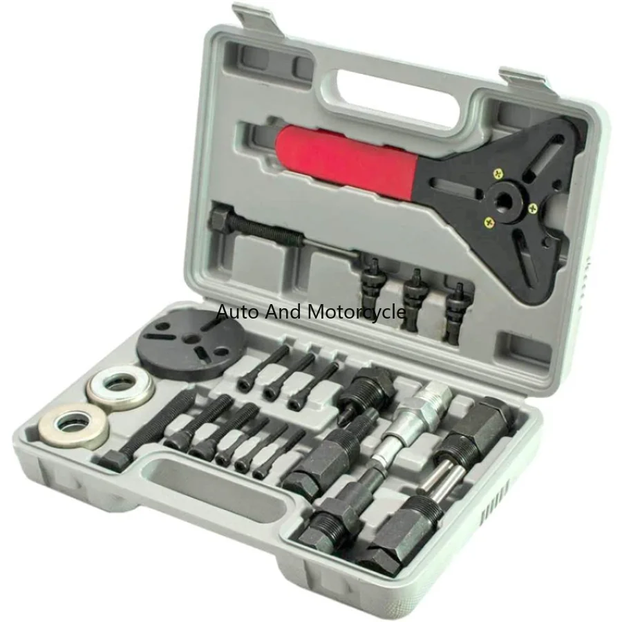 

23pc A/C Deluxe Automotive Compressor Clutch Hub Remover Installer Puller Tool Spanner Air Conditioner AC