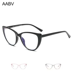 AABV-gafas de lectura bifocales para mujer, lentes de ojo de gato con luz azul, con aumento para presbicia, dioptrías, 6029