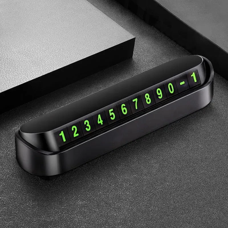 1/2/3/4/5/6Pcs Car Temporary Parking Card Phone Number Card Plate Telephone Number Car Park Stop Automobile Accessories