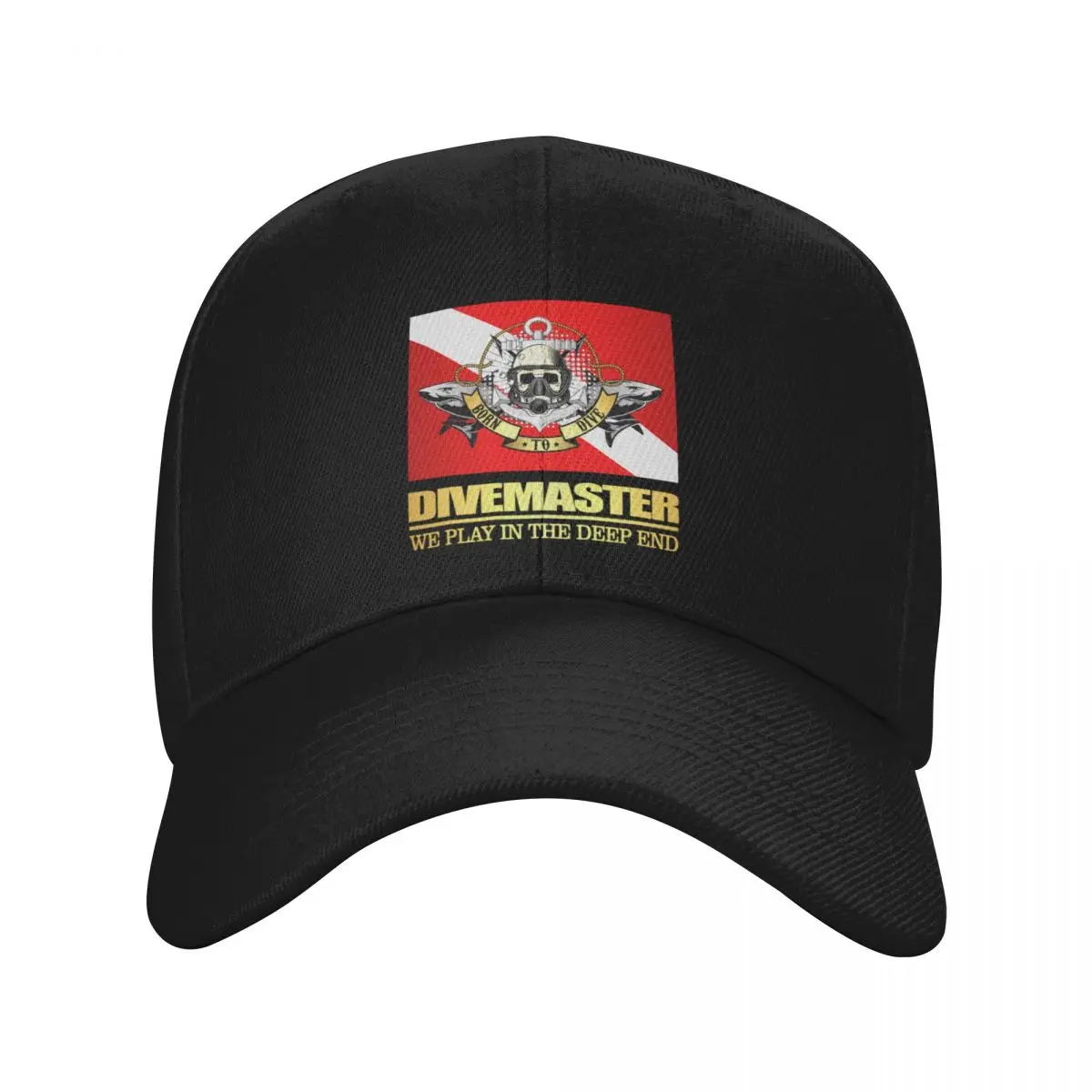 

Divemaster (BTD) Baseball Cap Trucker Hat Golf Hat derby hat fashionable Girl Men's