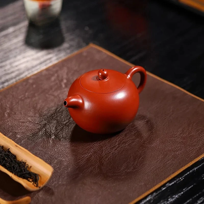 

270ml Vintage Yixing Purple Clay Teapots Handmade Pot Raw Ore Dahongpao Mud Kettle With Infuser Chinese Zisha Tea Set Gift