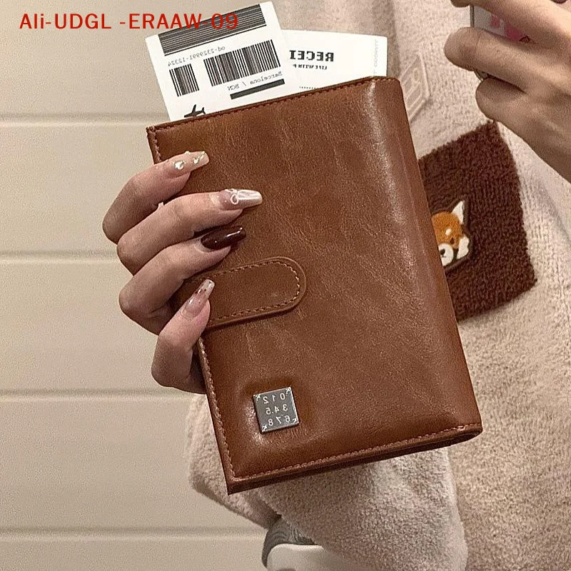 1PC Travel Passport Wallet Women Man Card Holder RFID Blocking Credit Card ID Bag Plane Ticket Holder Multifunction Wallets