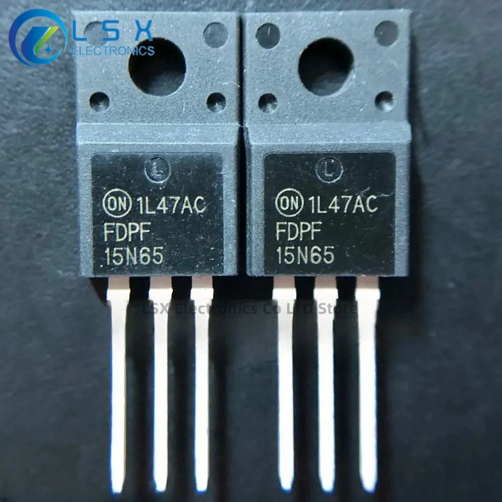 5PCS-10PCS  FDPF15N65 15N65 TO-220F 650V 15A MOS Imported NEW Original  Best Quality