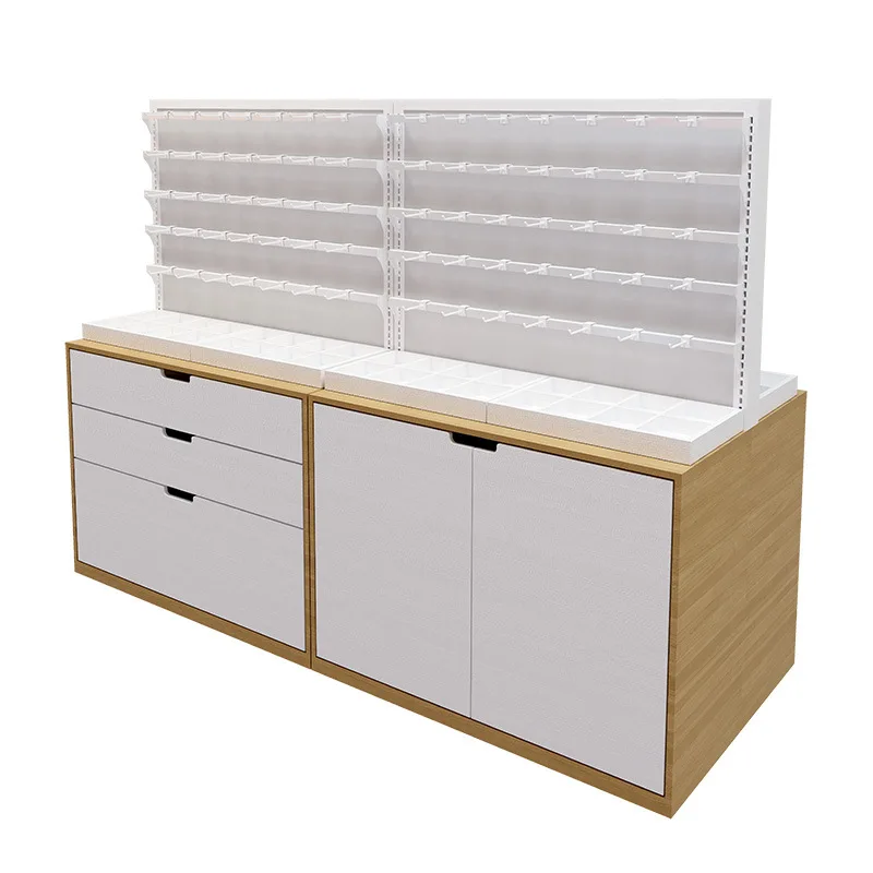 custom.Custom Jewelry Island Cabinet Shelves Display Shelves Handmade Headbands Earrings Hair Clips Stationery Grocery