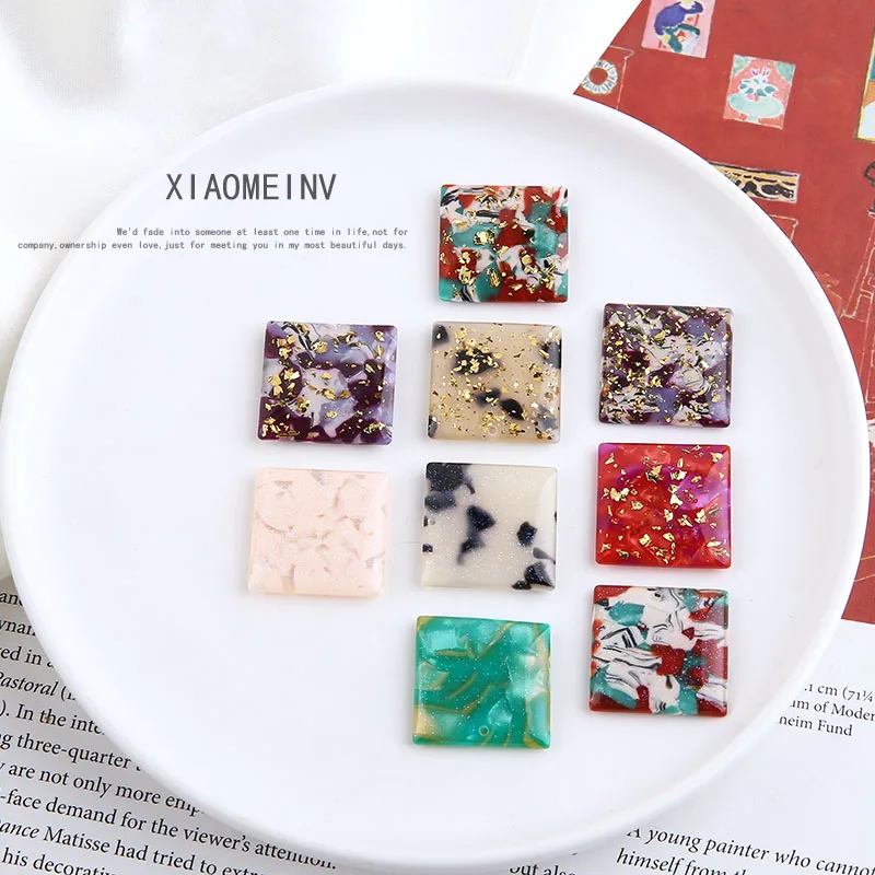 1-шт-ювелирные-аксессуары-«сделай-сам»-узор-фольга-золотого-цвета-яркая-звезда-с-отверстием-квадратные-двусторонние-серьги-материал-подвески