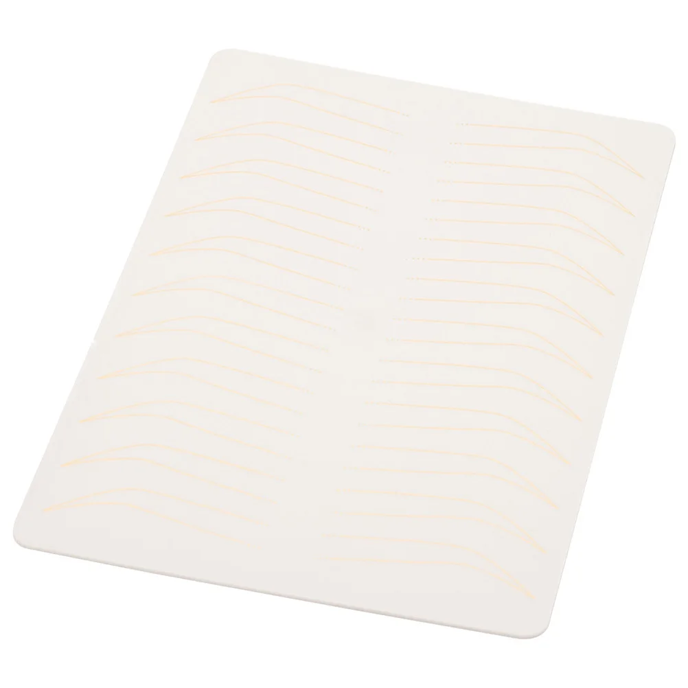 

Embroidery Tattoo Practice Silicone Skin Thick Microblading Practice Skin for Eyebrow Tattooing Beginners and Professionals