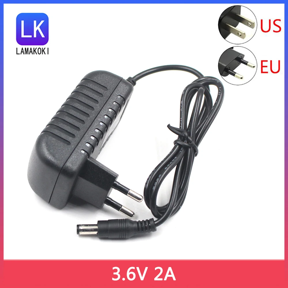 220V to DC 3.6V 2A Power Cord Adapter 3.6V 2000mA Massager Battery Charger Transformer