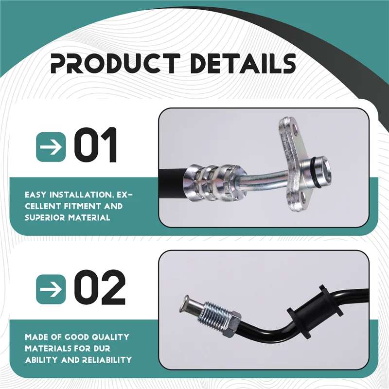 

Шланг давления масла гидроусилителя руля 53713-S9A-A04 53713S9AA04 для Honda CR-V 2.4L 2002-2006, запасная часть автомобиля