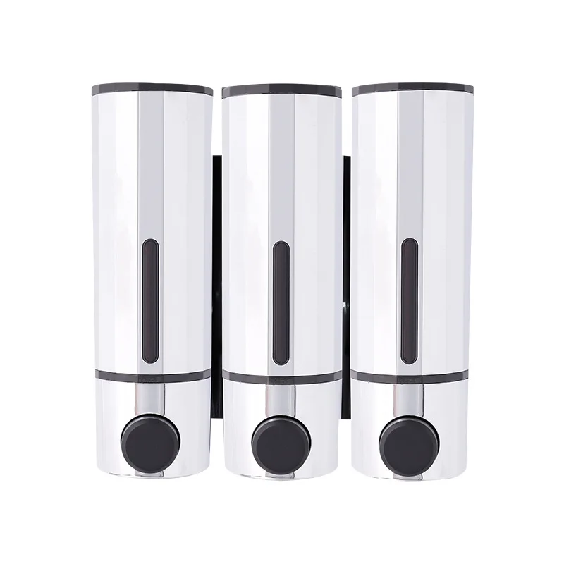 موزع صابون الحمام شامبو سائل للاستحمام فردي 420 مل موزع صابون دش الحمام المثبت على الحائط، منتجات الفنادق #4