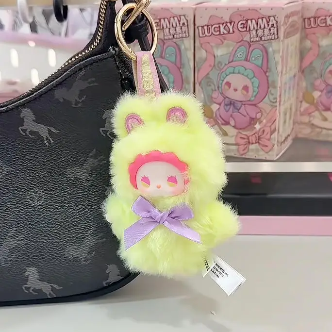 LUCKY EMMA Mini-Serie Blind Box Überraschungs-Schlüsselanhänger Mystery Anime Trendige Spielzeuge Niedliche Plüschpuppe Deko Mädchen Geschenk