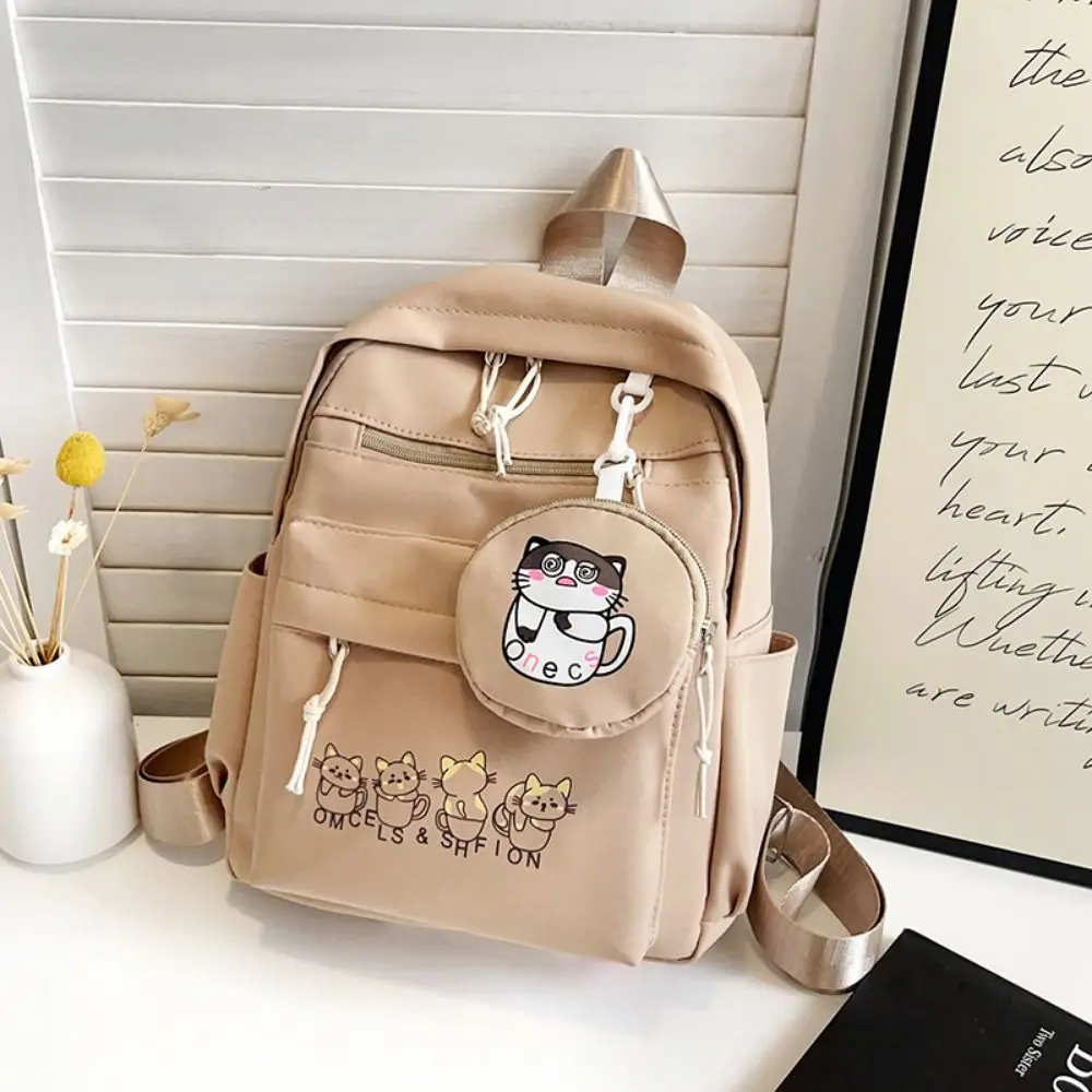 حقائب مدرسية خفيفة الوزن للطلاب بأشرطة قابلة للتعديل وسحاب للإغلاق حقيبة ظهر للطلاب الجامعيين قابلة للتنفس ومقاومة للماء للفتيات #3