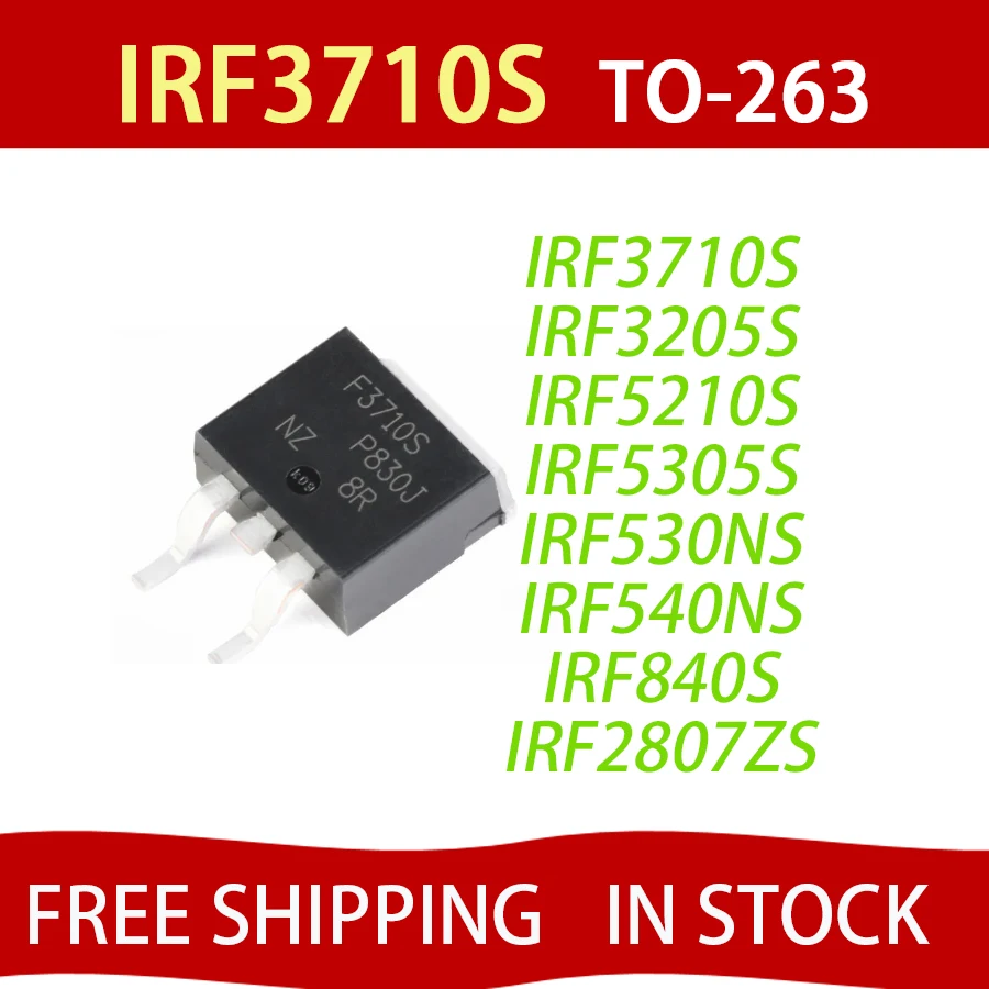 10Pcs Irf3710S To-2…