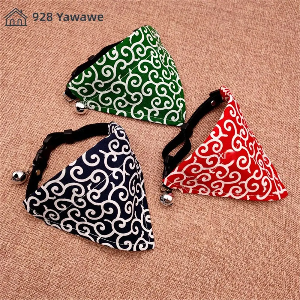 Cat Saliva Napkin Shiba Inu Tangcao Easy To Wear Dog Accessories Dog Collars And Leads Japanese Style Pet Saliva Towel Cat Scarf