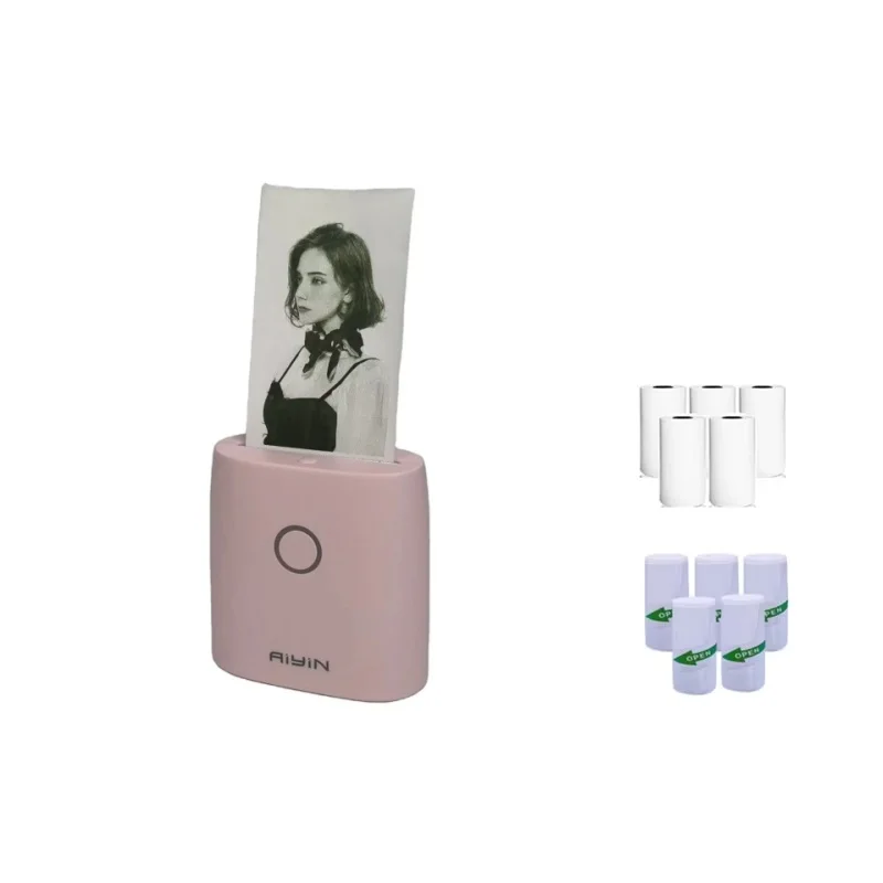 

10PCS Factory Oem Low Cost Thermal Handheld Mini Pocket Sticker Photo Printers For Note Memo Scrapbook